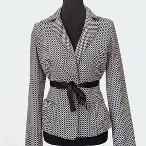 Chic and Feminine White House Black Market One Button Blazer – Work to Evening
